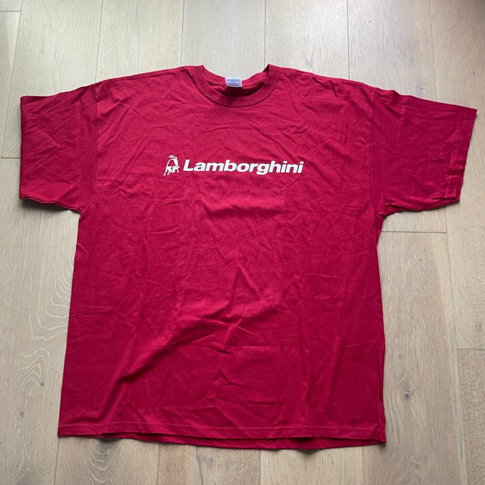 Lamborghini Red Short Sleeve Tee